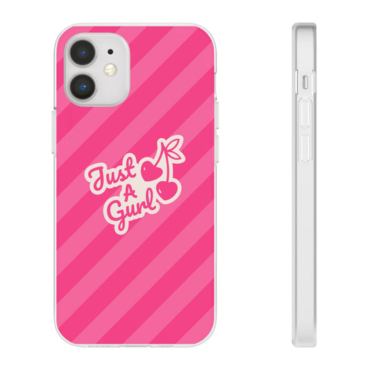 The “Just A Gurl” Cherry Phone Case