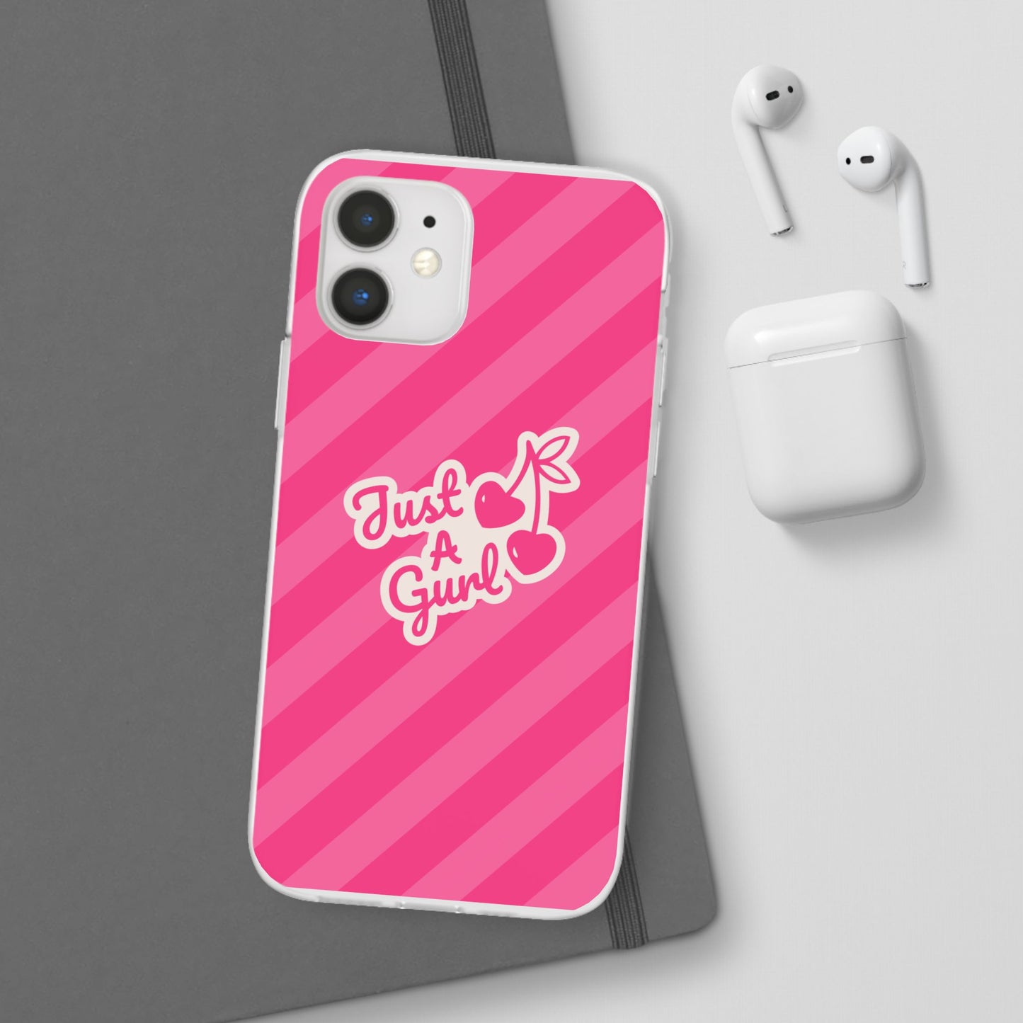 The “Just A Gurl” Cherry Phone Case