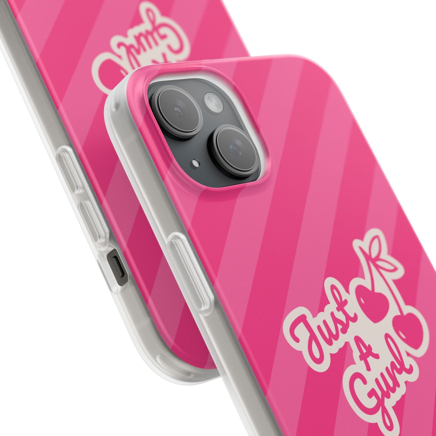 The “Just A Gurl” Cherry Phone Case