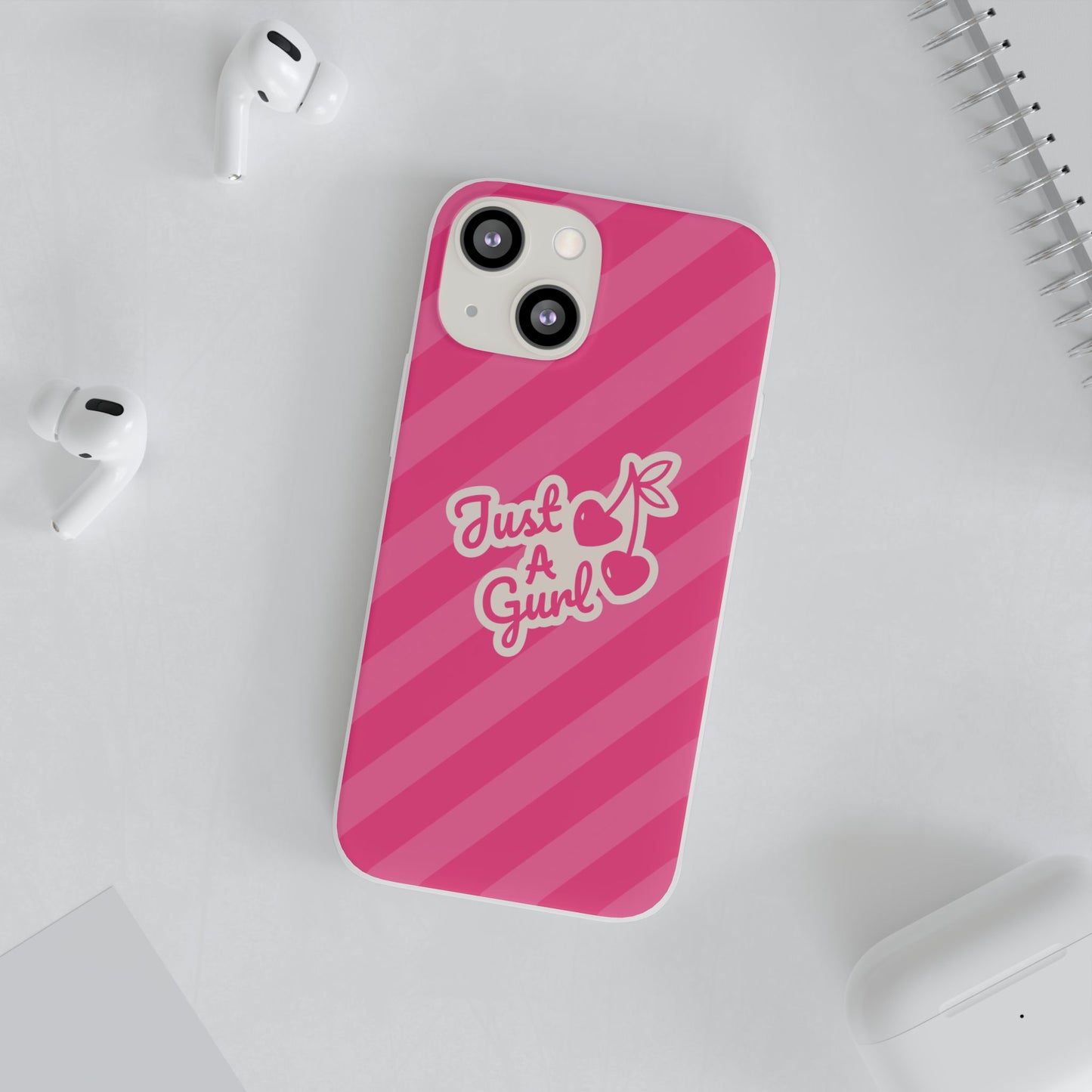 The “Just A Gurl” Cherry Phone Case