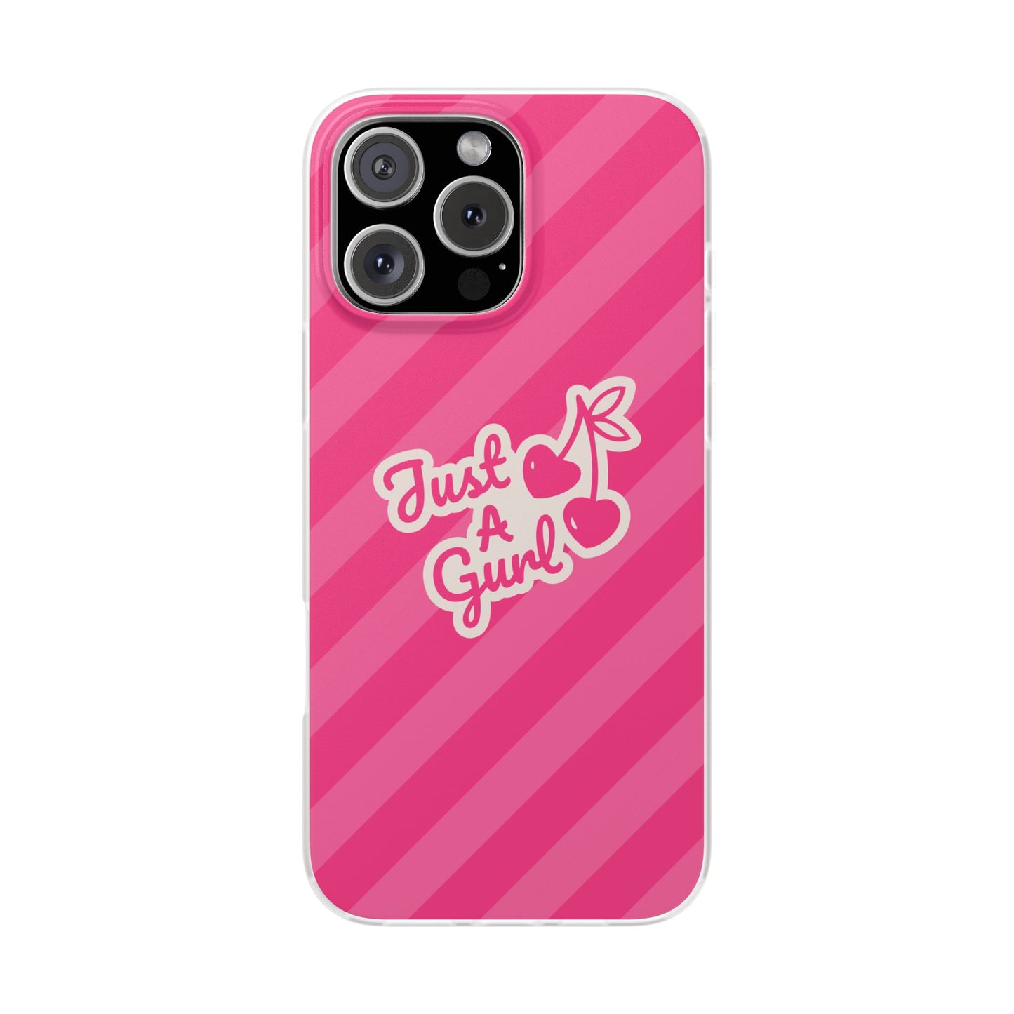 The “Just A Gurl” Cherry Phone Case