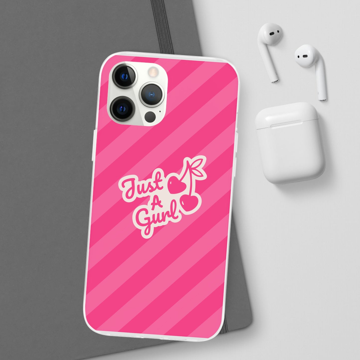 The “Just A Gurl” Cherry Phone Case