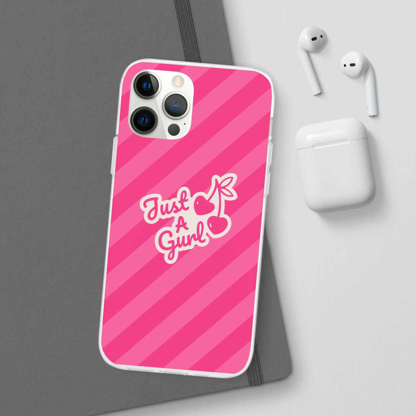 The “Just A Gurl” Cherry Phone Case