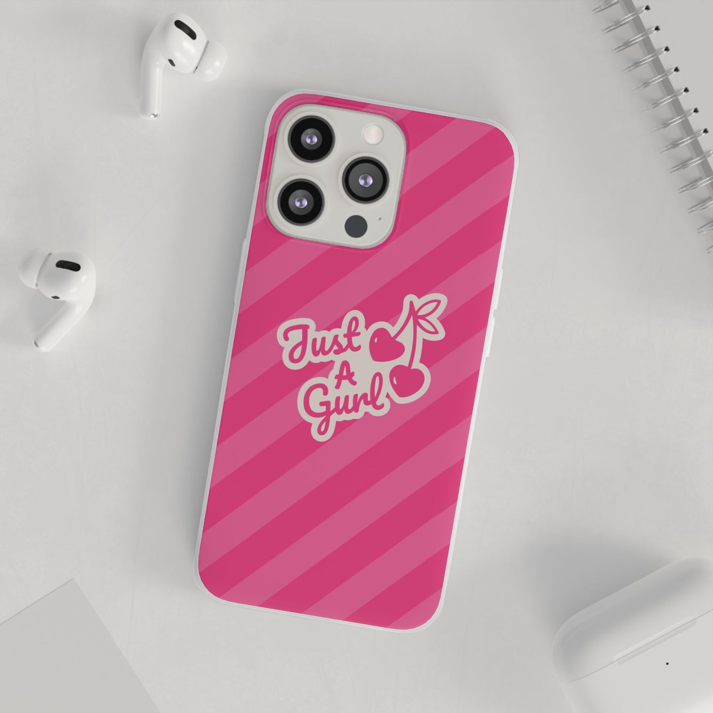 The “Just A Gurl” Cherry Phone Case