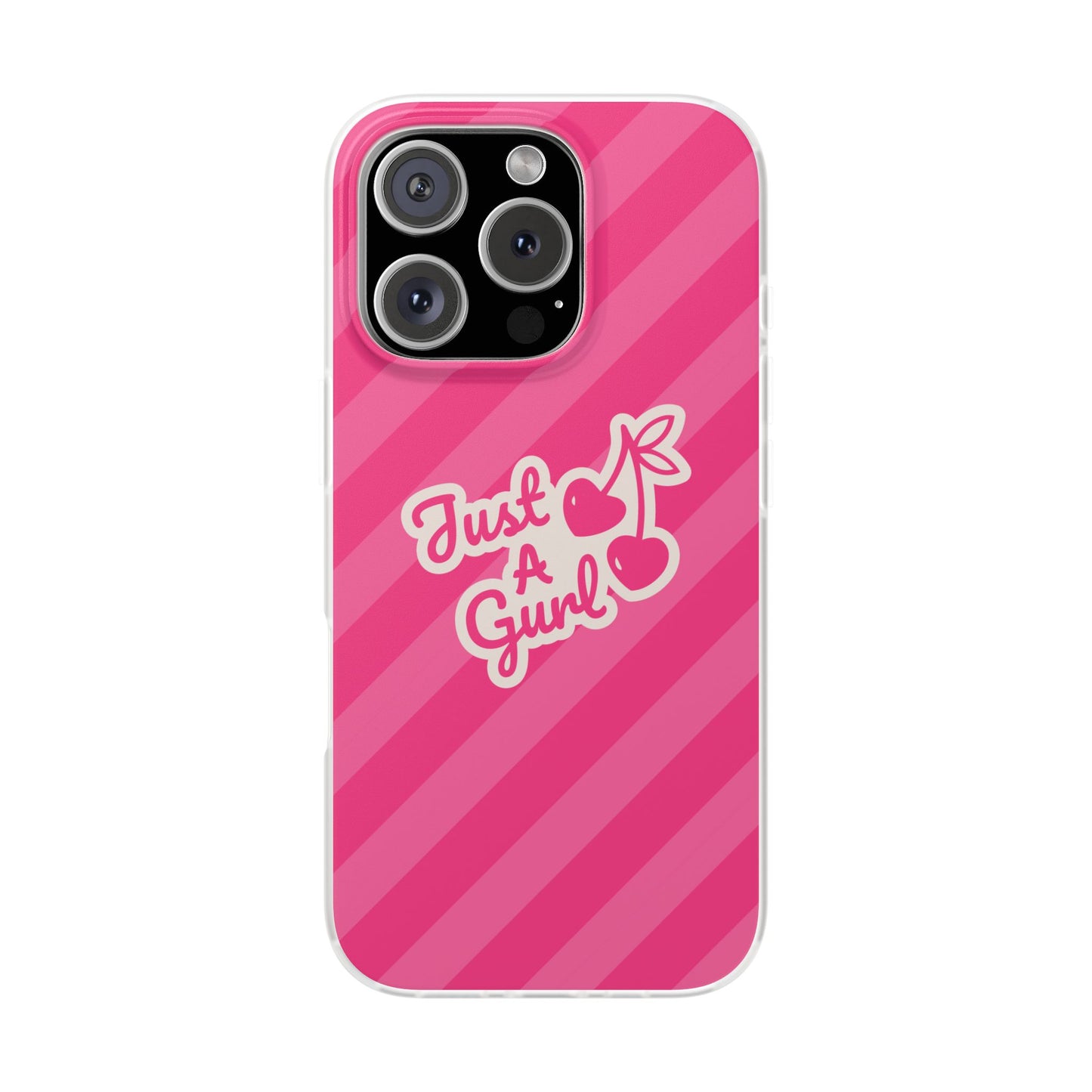 The “Just A Gurl” Cherry Phone Case