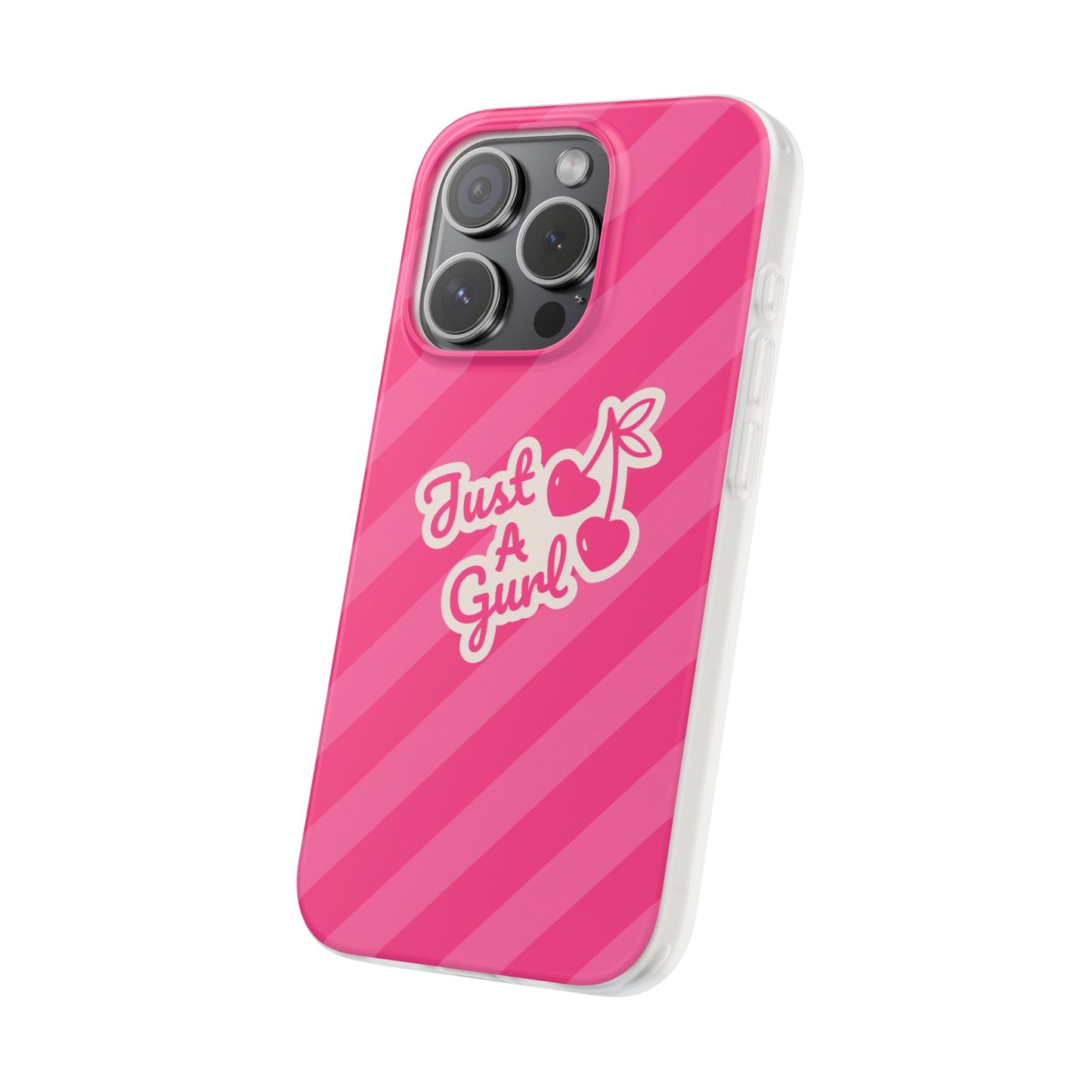 The “Just A Gurl” Cherry Phone Case
