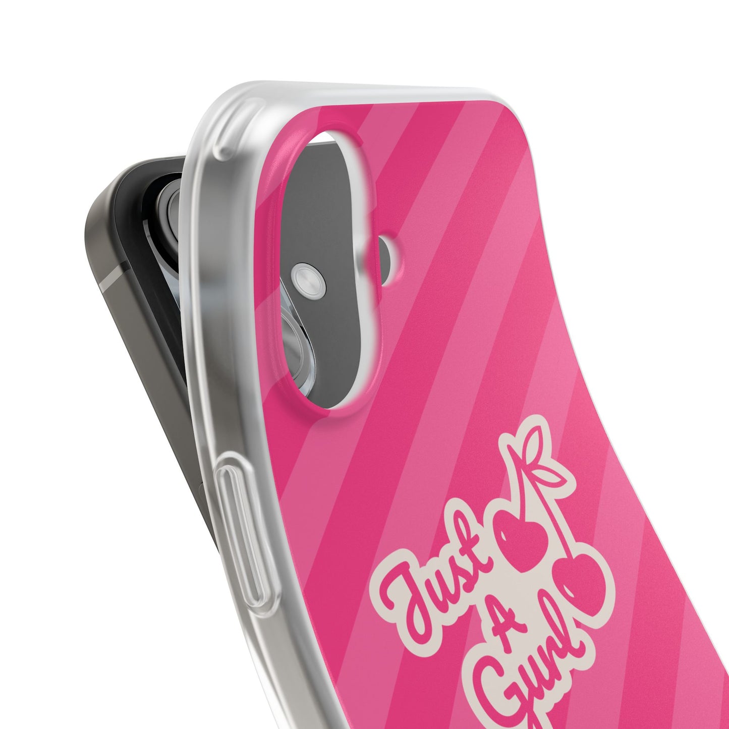 The “Just A Gurl” Cherry Phone Case