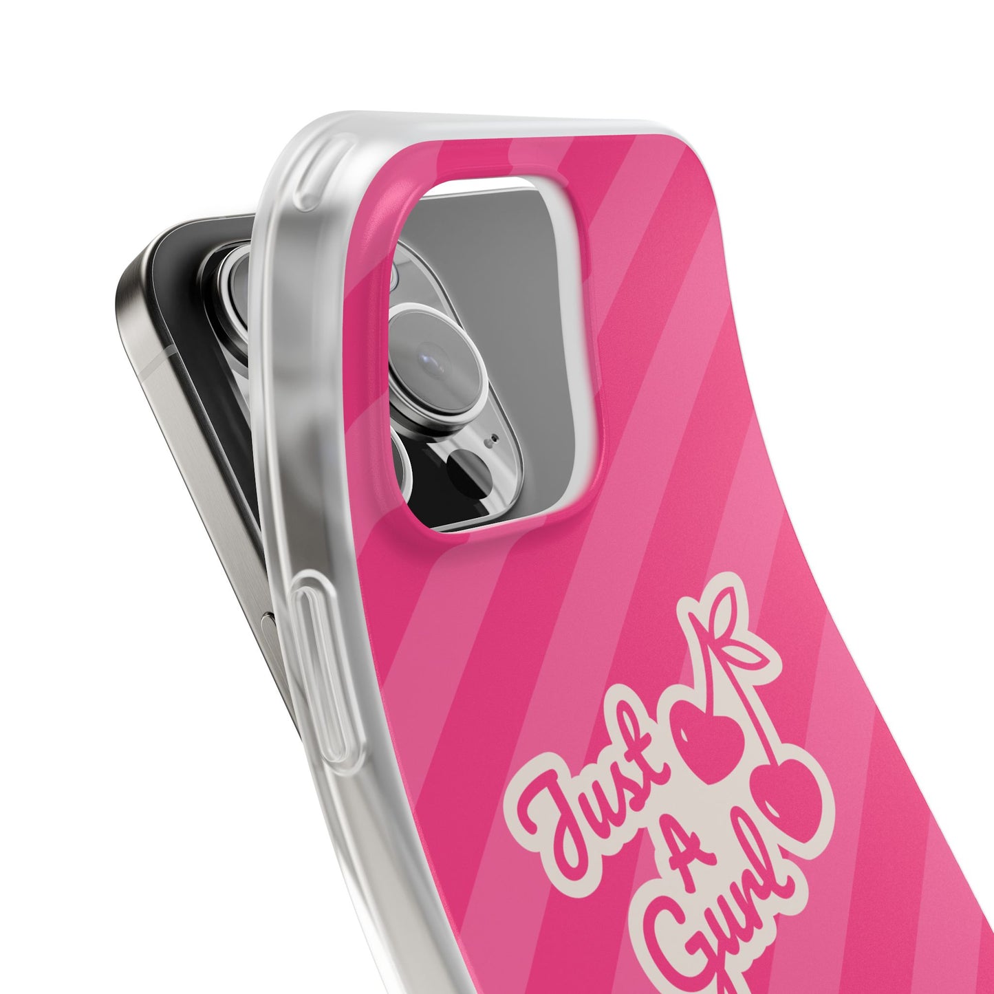 The “Just A Gurl” Cherry Phone Case