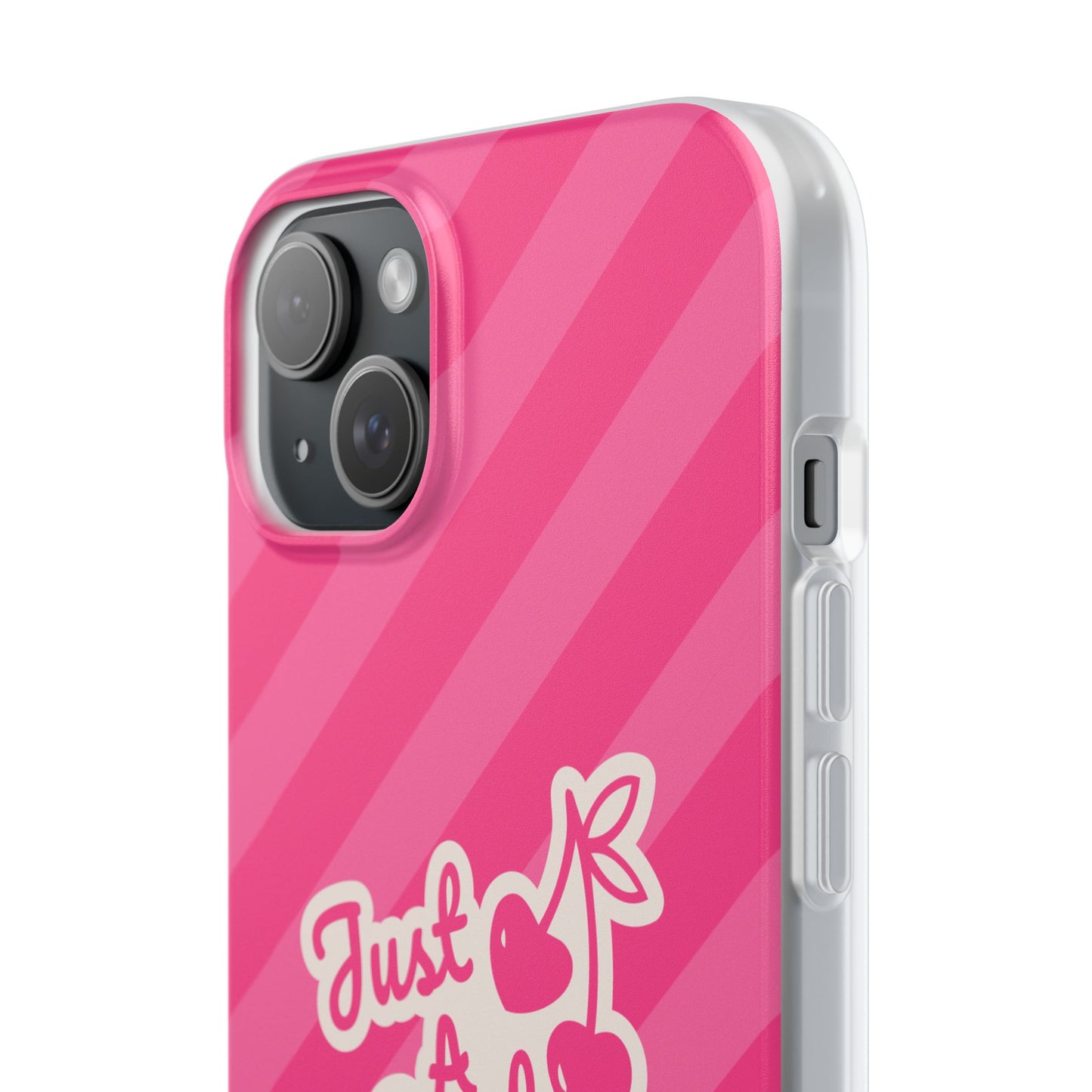 The “Just A Gurl” Cherry Phone Case