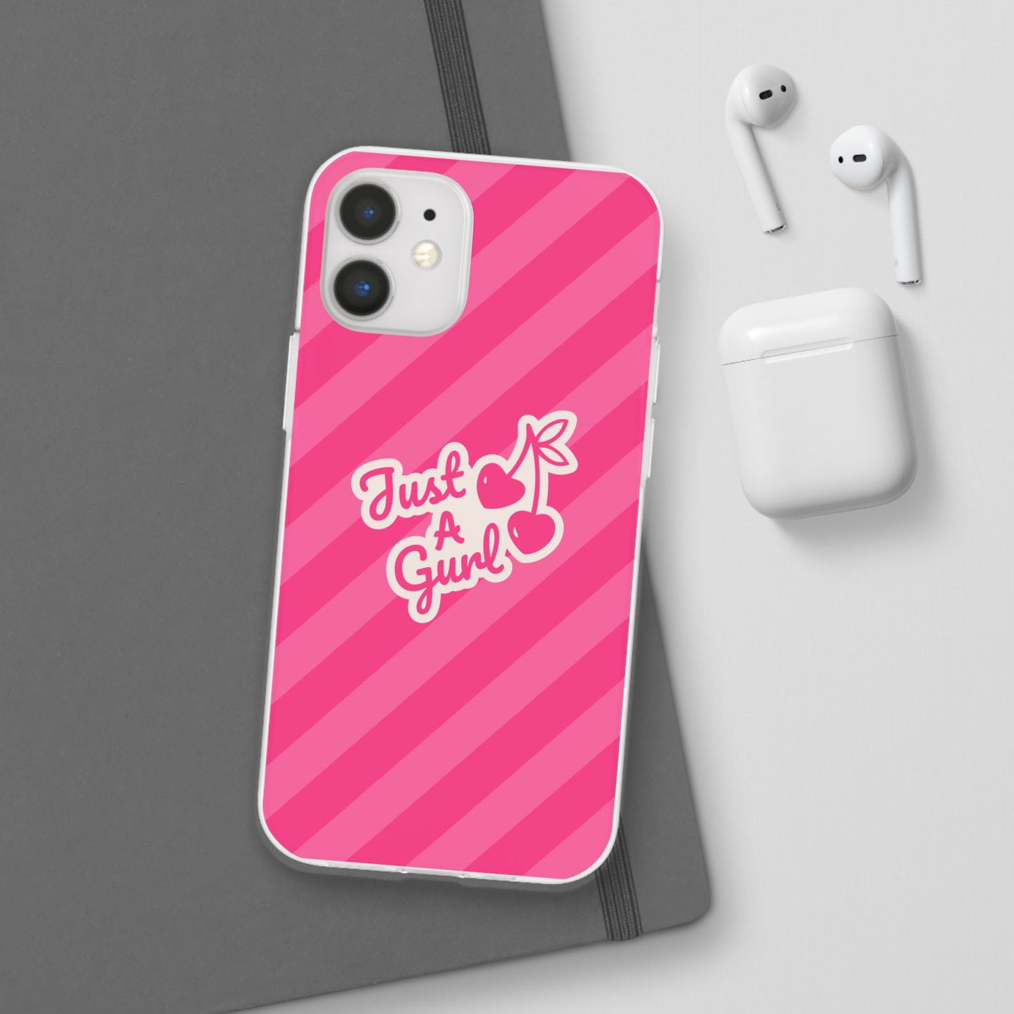 The “Just A Gurl” Cherry Phone Case