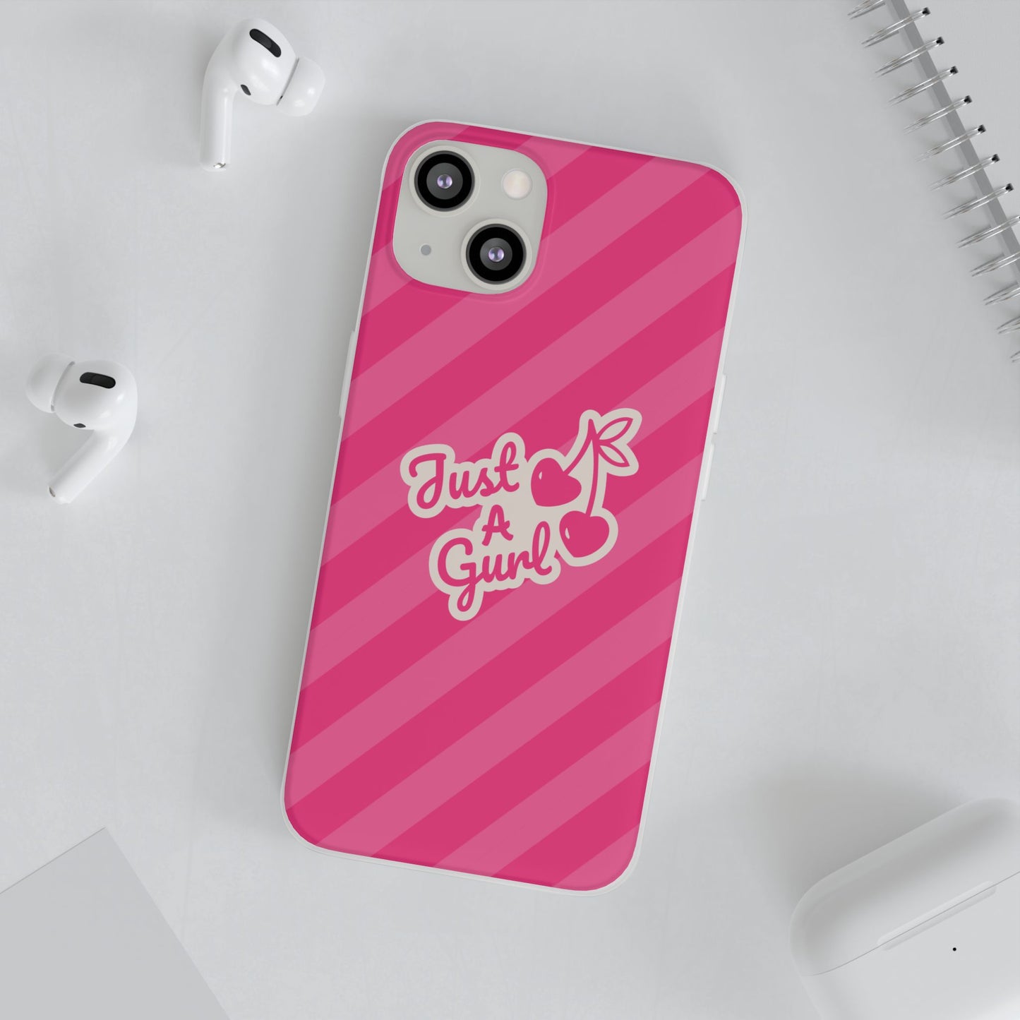 The “Just A Gurl” Cherry Phone Case